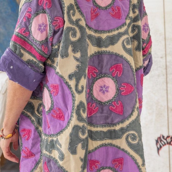 💜APPLIQUE’ HIPPIE COAT💜 - Picture 3 of 7